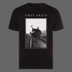 Till Lindemann First Arsch “Saddle Up” T-shirt. Official retro punk merch, limited edition. Vintage artwork, premium black cotton, unisex fit.